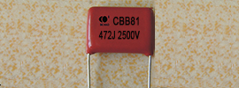 High-voltage metallized polypropylene film / foil type capacitors