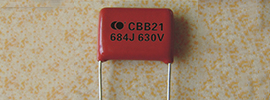 Metallized polypropylene film capacitor(Dipped)