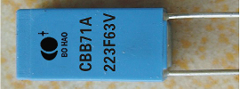 Polypropylene film/foil precision capacitor